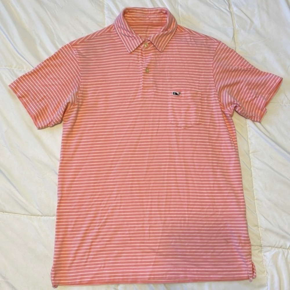 Vineyard Vines Striped Polo‎ Shirt Men’s Medium
